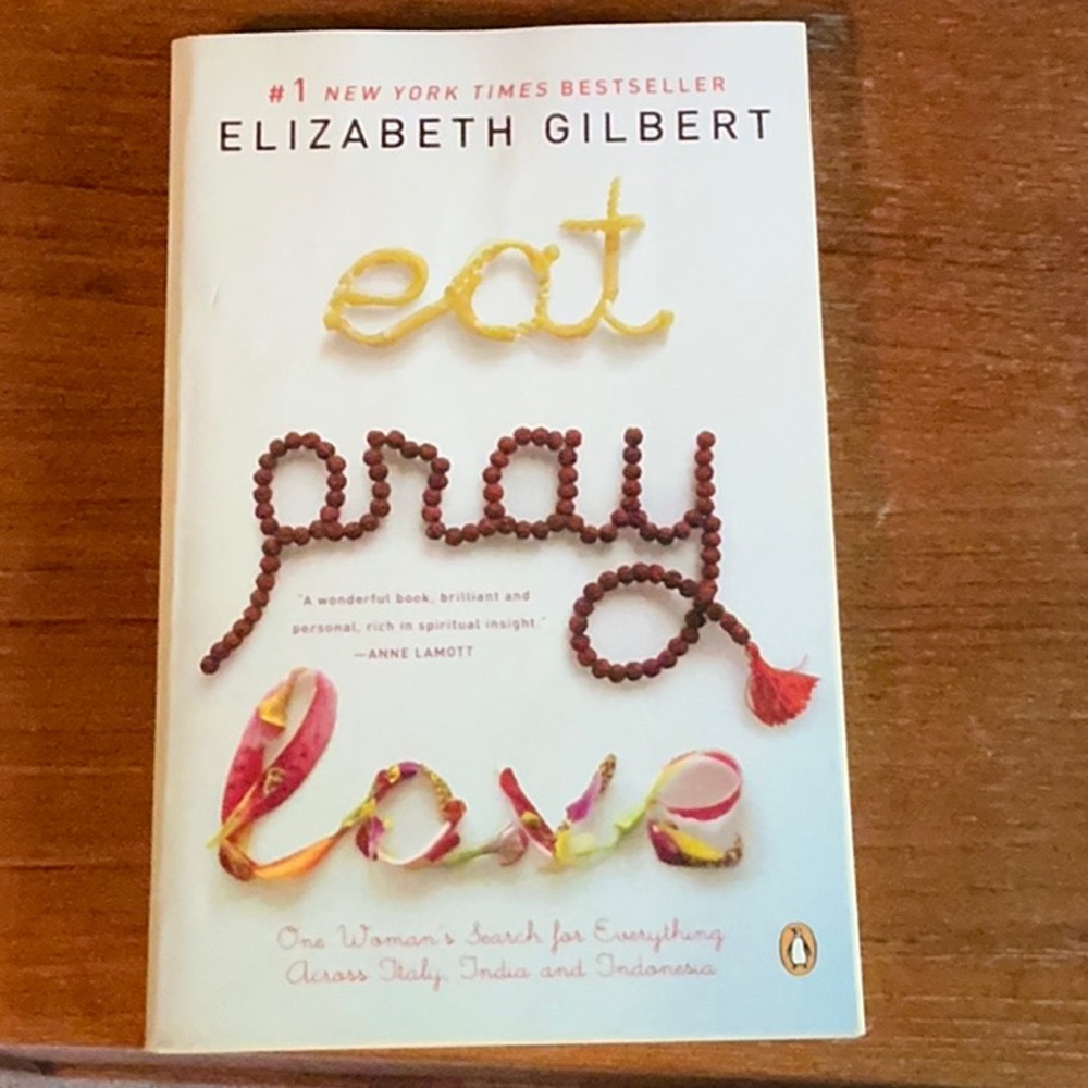 Eat Pray Love Book by Elizabeth Gilbert